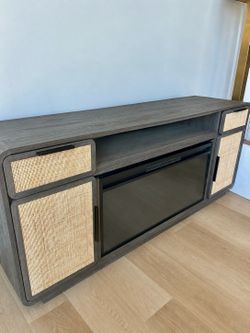 68” Fireplace TV Stand