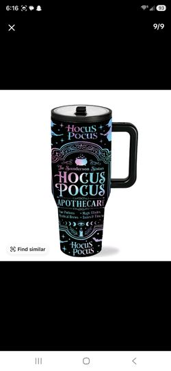 Hocus Pocus Insulated Travel Tumbler with Handle