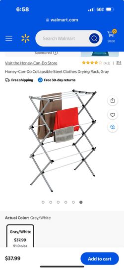 Collapsible Steel Clothes Drying Rack