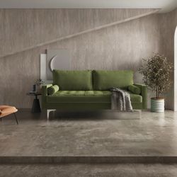 Olive Green Love seat