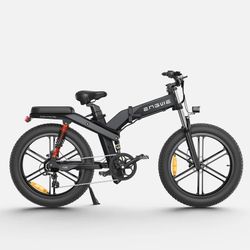 ENGWE X26 Electric Mountain Bike 1000W Folding Ebike 48v Integrated 26*4 Fat Tires *Brand New In Box*