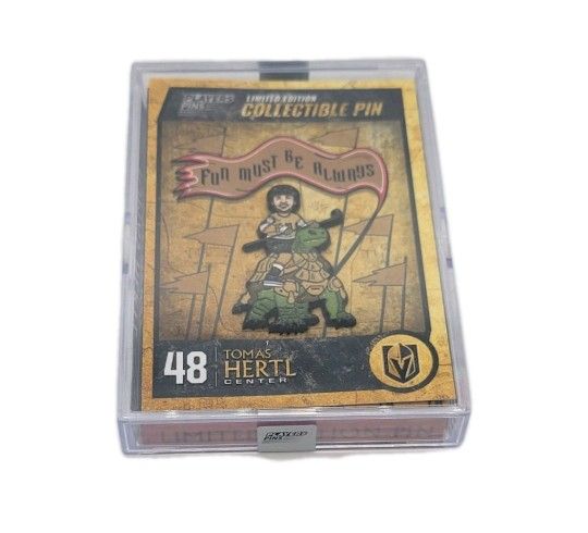 NEW Vegas Golden Knights TOMAS HERTL Collectible Pin 10/05/2024 Limited Edition
