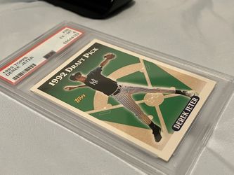 Derek Jeter 1992 Draft Pick Card