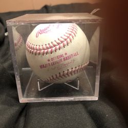 MLB Breast Cancer Awareness Signed Ball