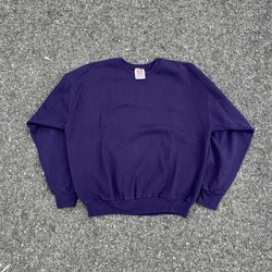 Vintage Hanes Blank Boxy Sweatshirt Crewneck