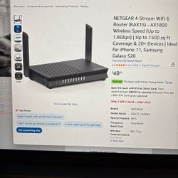 NETGEAR Router AX1800 