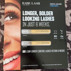 BABE LASH  GROWTH SERUM 6 MONTH SUPPLY (AUTHENTIC) 