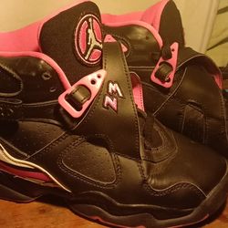 Kids' Girl's Jordan 8 Retro "Pinksicle" sneakers
