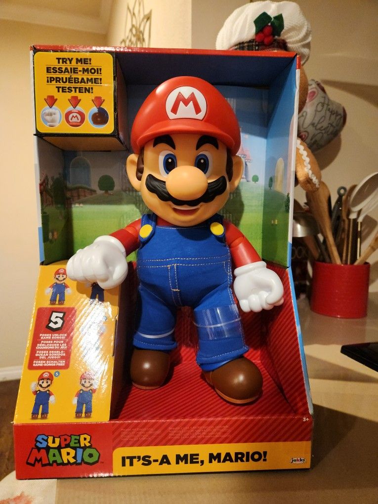 "ITS ME MARIO" DOLL NEW