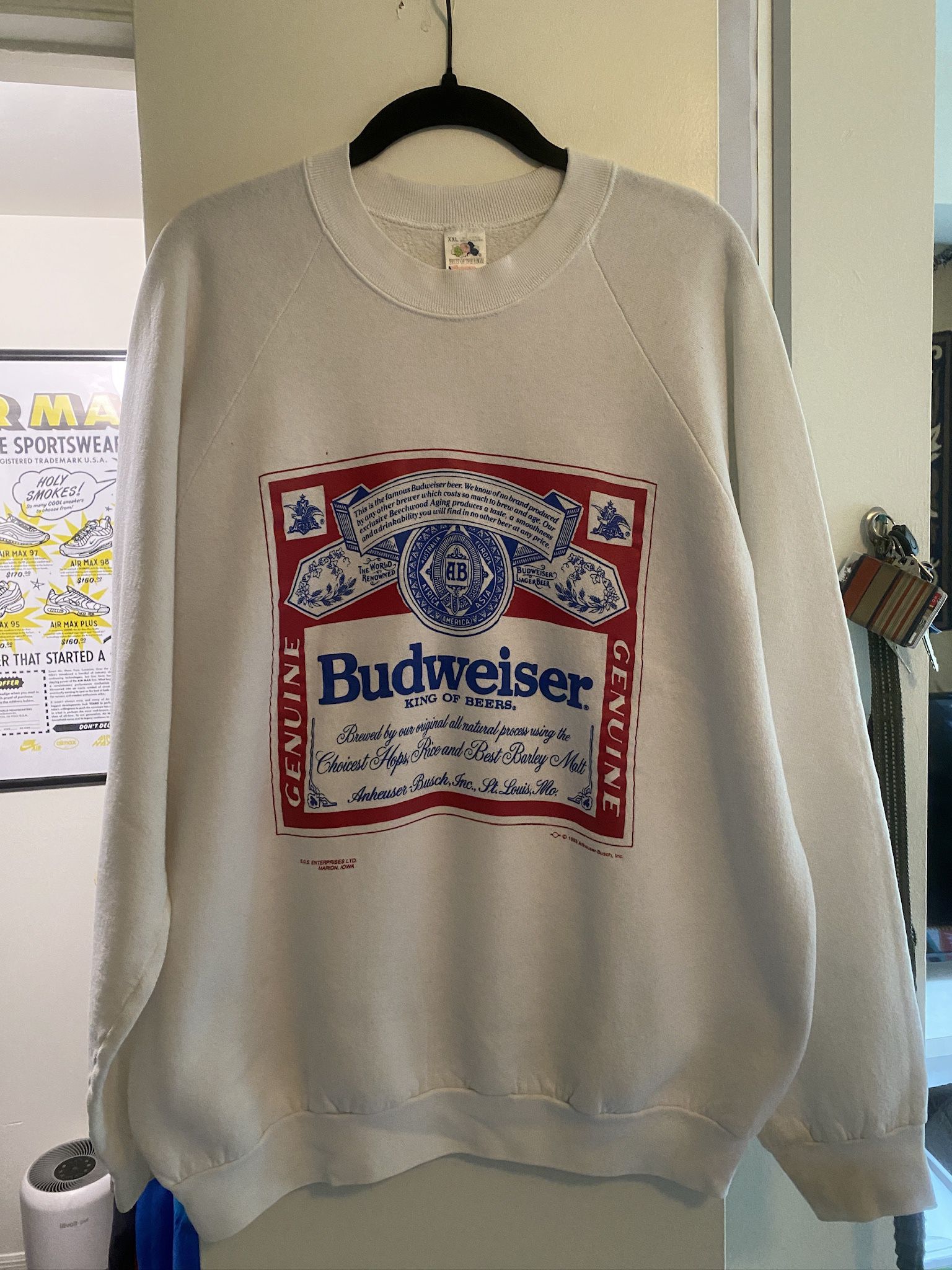 1993 Budweiser Sweatshirt