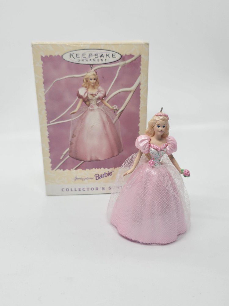 NEW 1996 Hallmark Mattel Springtime Barbie Ornament Easter #2 Collection Series 

#2 in Barbie Springtime series

Ornament in excellent condition, no 