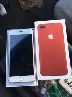 Iphone 7plus 128g red color unlock