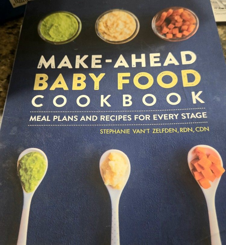 3 Baby/Toddler Recipe Books