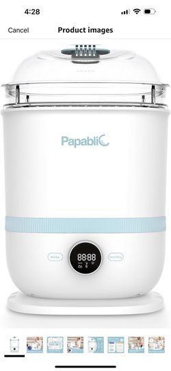 Papablic 5 In 1 Bottle Sterlizer and Dryer Pro