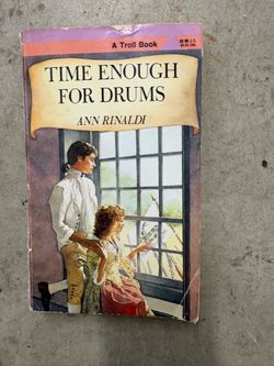 Ann Rinaldi Time Enough for Drums A Troll Book Paperback 1st Print 1988