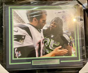 Richard Sherman Autographed “U Mad Bro” Picture