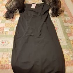 WDIRARA Mesh Sleeve Party Dress