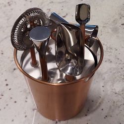 Crate & Barrel Bar Tool Set 