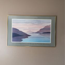 Original Lily Of The Valley Painting Frame 