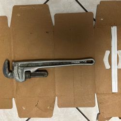 18” Aluminum Ridgid Pipe Wrench