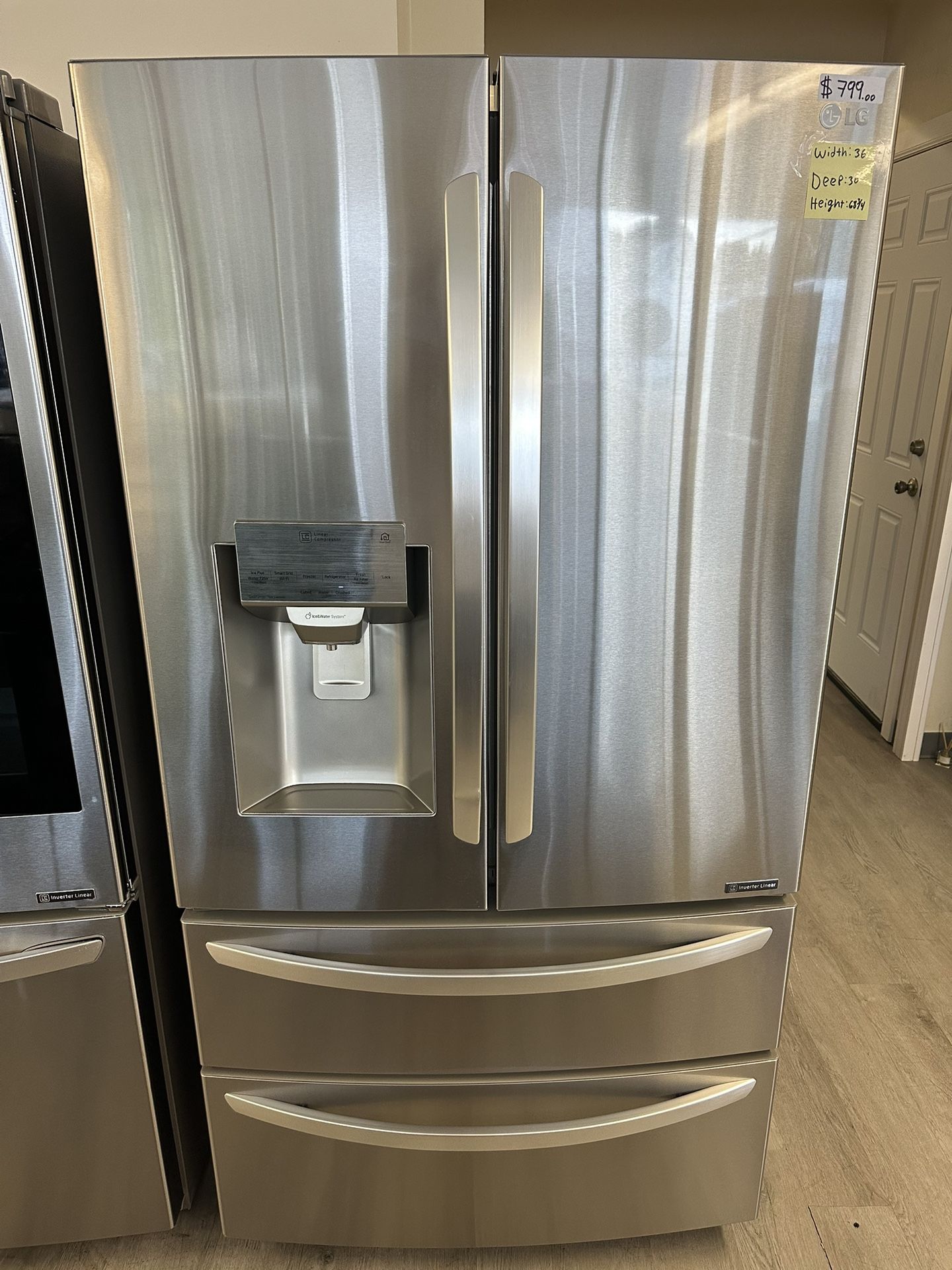 Fridge Water And Ice 4 Doors