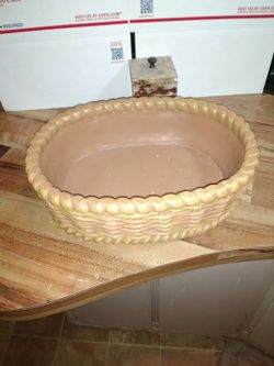 Fairy Garden ceramic base. Heavy