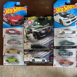 HOT WHEELS CIVIC LOT of 10 Premium Chase Treasure Hunt Silver Series 