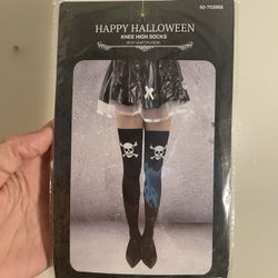 Skeleton Halloween tights