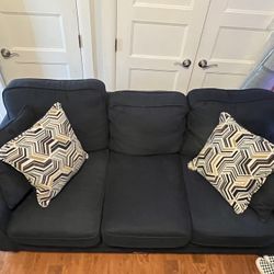 Bobs Gracie 80” Blue Couch