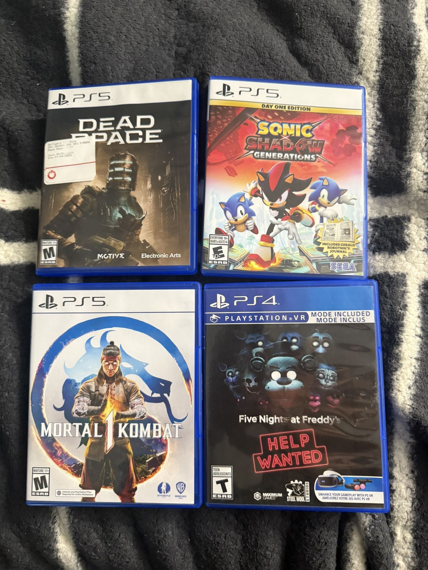 PS4 And PS5 games 