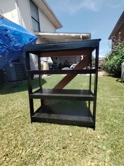 Black bookcase