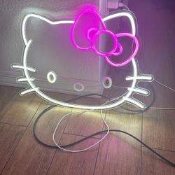 Hello Kitty Neon Wall Light