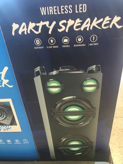 Big wireless party speaker