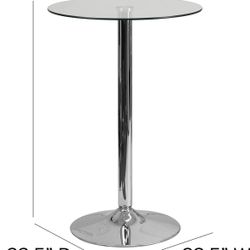 Round Bar Table Set 