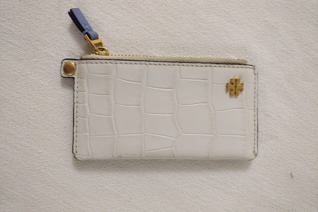 TORY BURCH WOMEN'S TWO TONED CHANGE. KEY WALLET