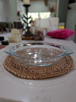 Vintage Pyrex 457-20 France Clear Glass Lid