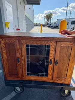 Wood TV Stand