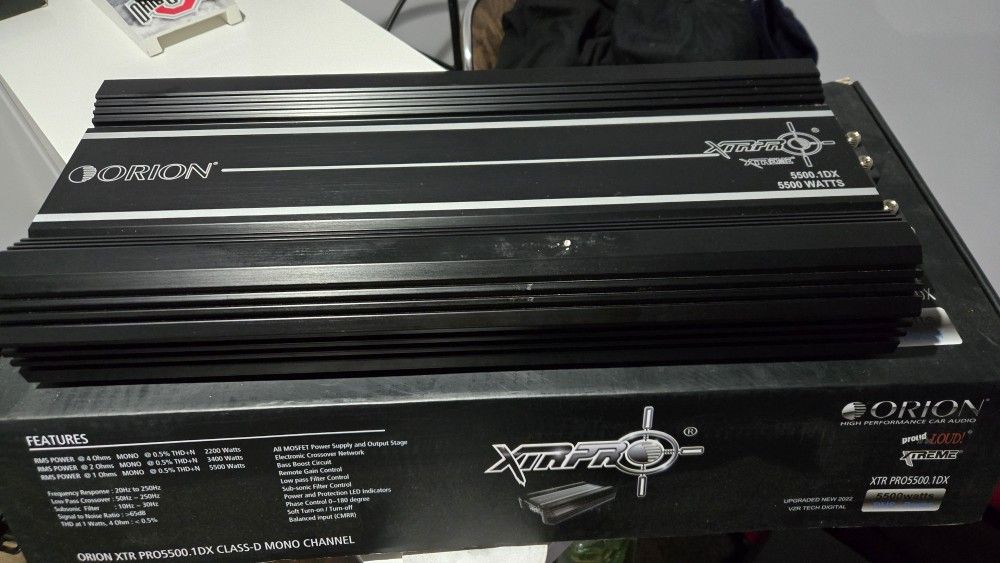 Orion Xtr 5500.1 Mono Amplifier