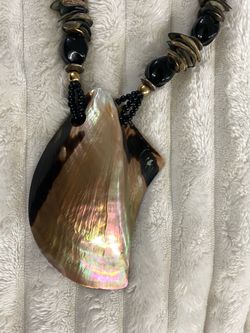 Necklace abalone shell beautiful