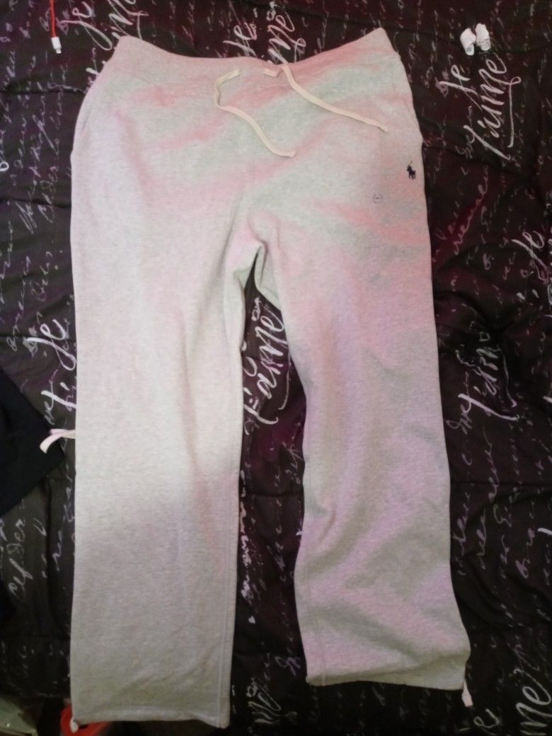 Mens Polo Sweatsuit Grey