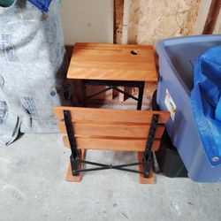 Antique School Desk Great Shape