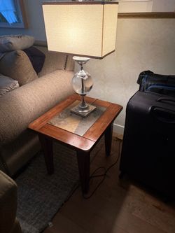 Chrome look base with solid glass globes