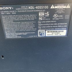 Sony TV BRAVIA S-Series 1080p LCD