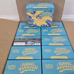 Brand New in Box Pokemon Trading Card Game TCG Mega Evolutions Ascended Heroes Elite Trainer Box ETB 
