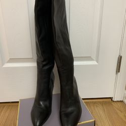 Via Spiga Fabulous Black Leather Boots . Size 10.