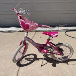 Kids Princess Bike With Training Wheels