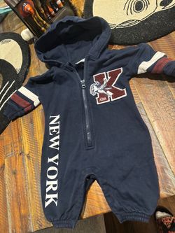 Baby kith hooded jumpsuit
