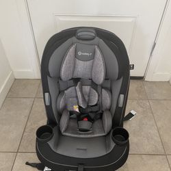 Safety 1st Grow and Go All-in-One Slim Convertible Car Seat, Rear Facing, 5-40 lbs, Forward Facing (30–65 lbs), High Back Booster Seat 40-100 pounds