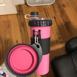 Portable Dog Bowl And Kibble Holder