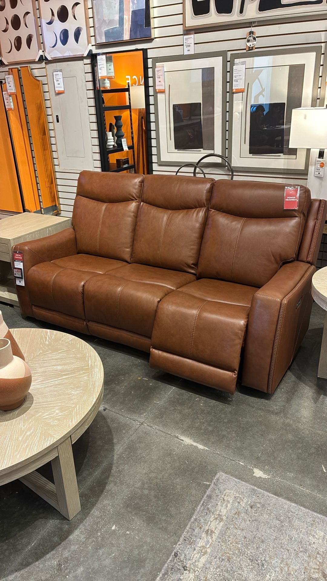 Leather recliner Sofa